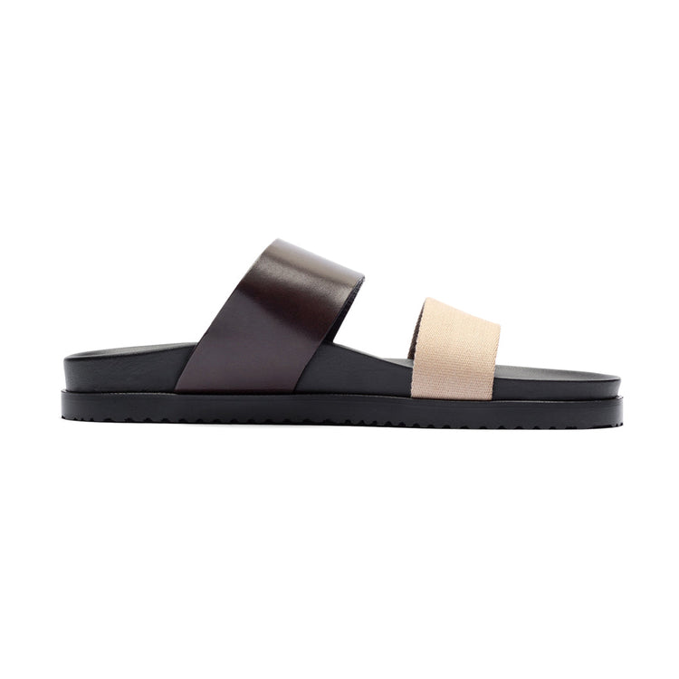 Brown & Tan Cinturini Sandal