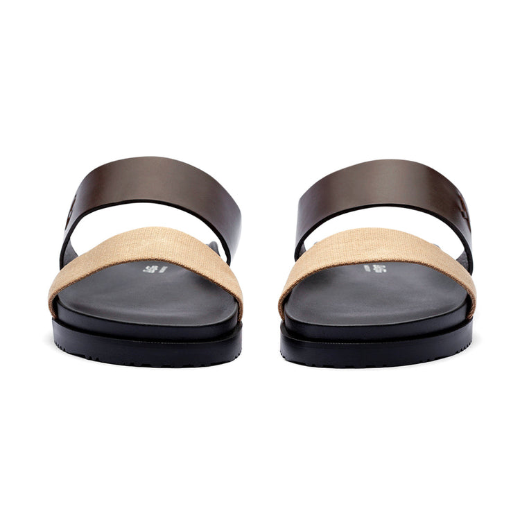 Brown & Tan Cinturini Sandal