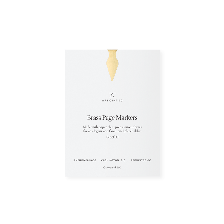 Brass Page Markers