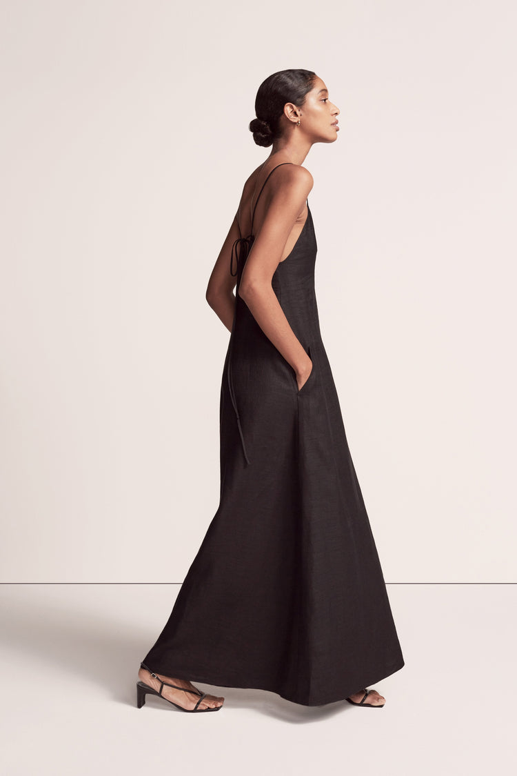Seamed Slip Dress
