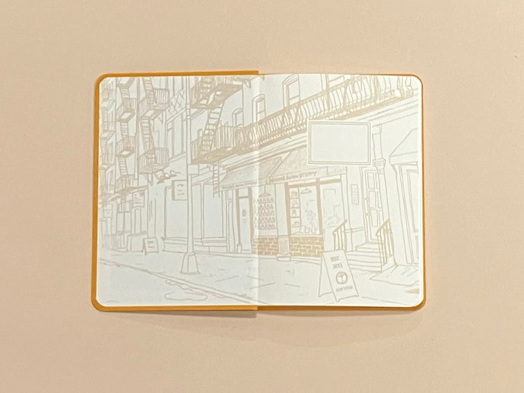 Flexi Linen Journal in Turmeric