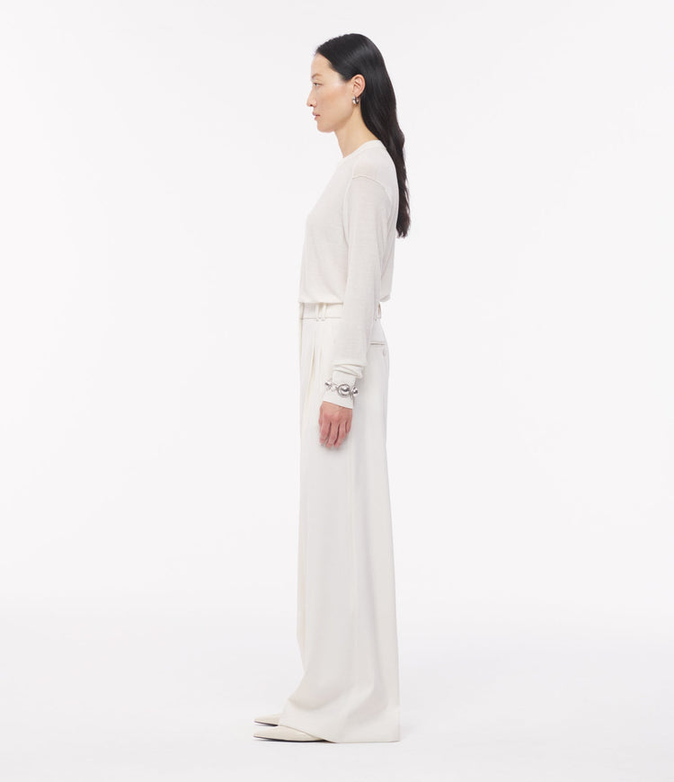 Featherweight Crew in Off White