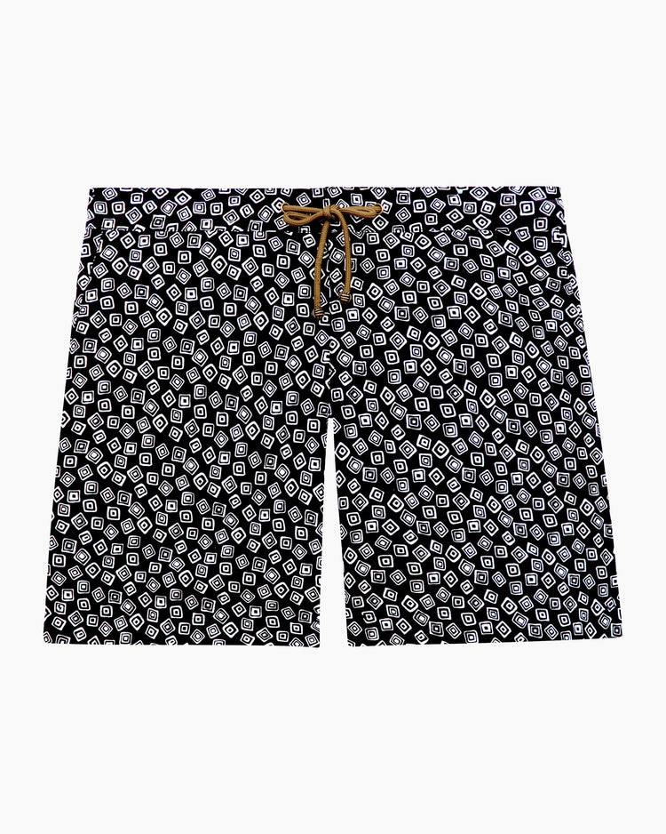 Charvet X Thorsun - Floating Squares - Black & White