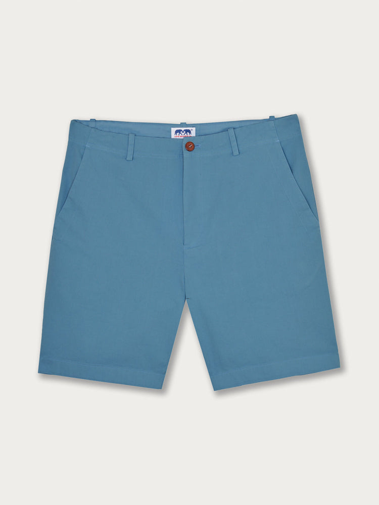 Men’s French Blue Harvey Cotton Shorts
