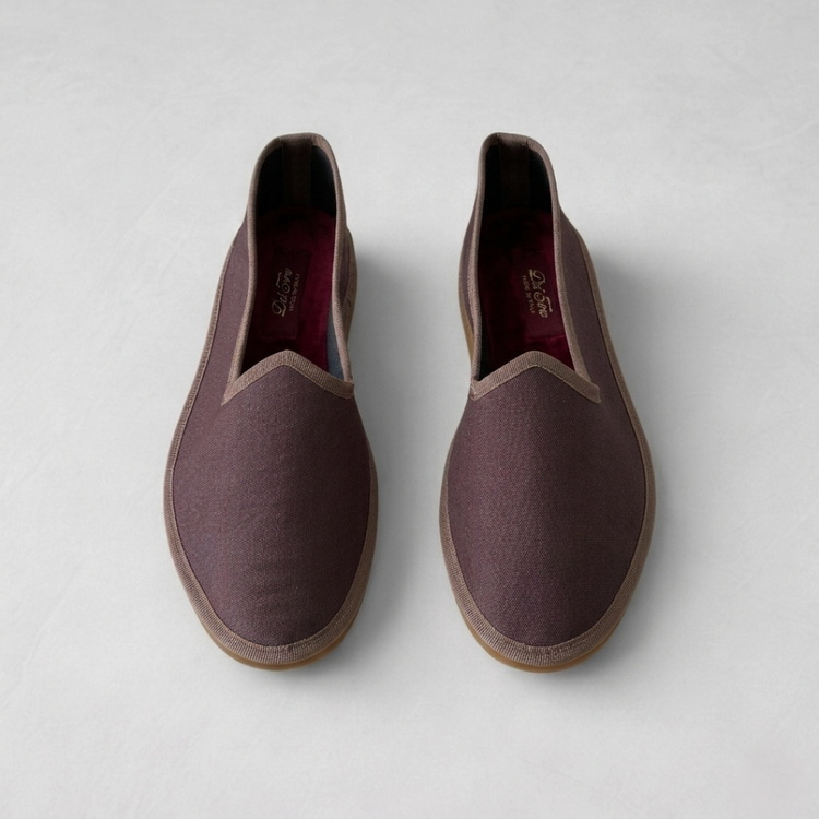 Men’s Friulane in Chocolate Canvas