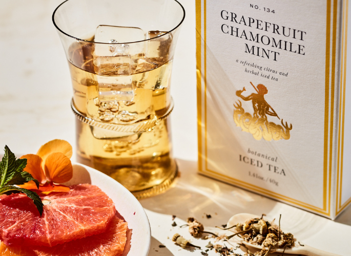 No. 134 Grapefruit Chamomile Mint, Iced Tea