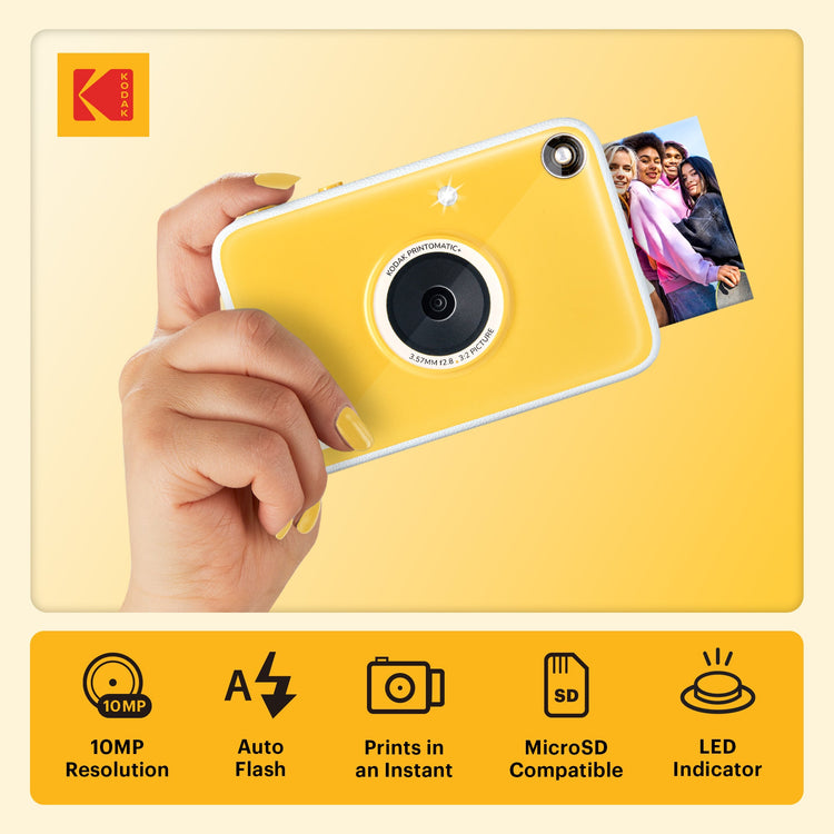 Printomatic+ Digital Instant Camera Yellow