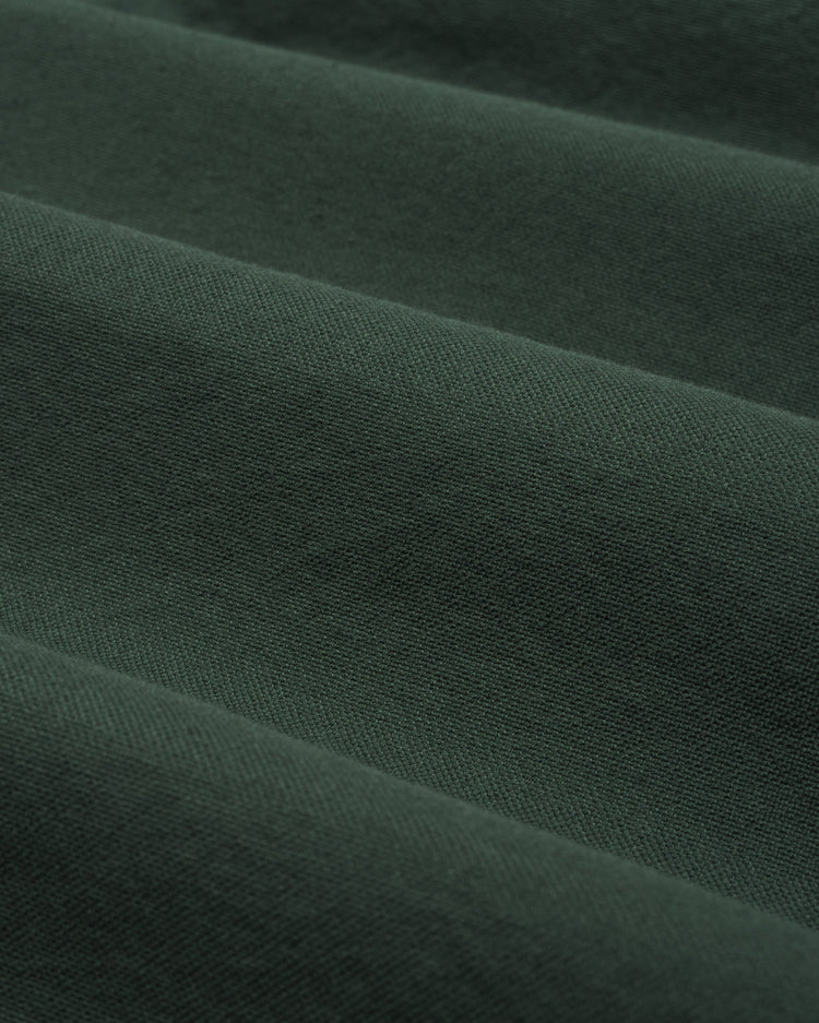 ‘Le Original’ Hunter Green Contrast Oxford Shirt