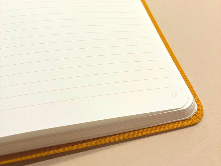 Flexi Linen Journal in Turmeric