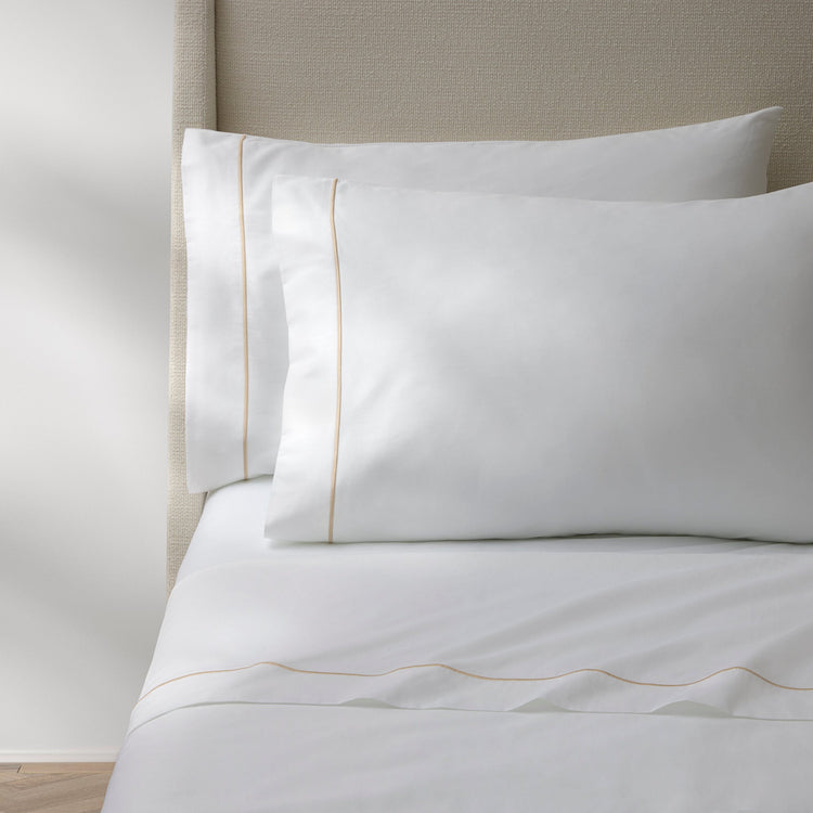 Ricamo Embroidered Sateen Flat Sheet
