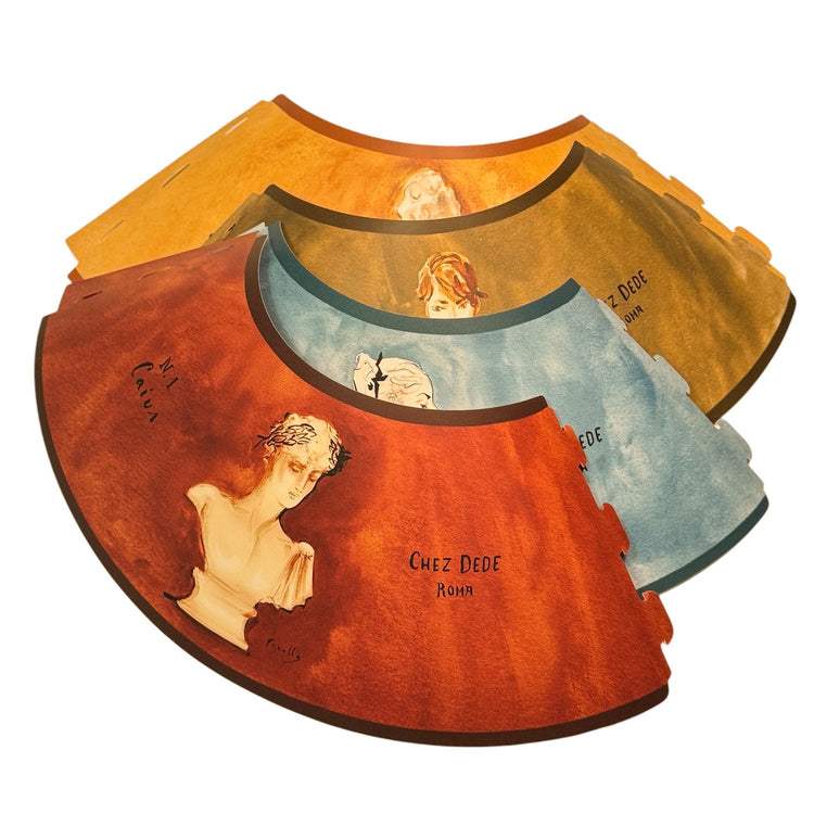 Home Theatre Tabletop Lampshades, Set of Four