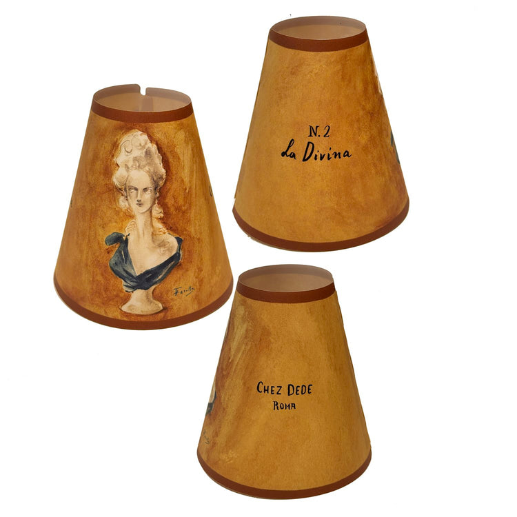 Home Theatre Tabletop Lampshades, Set of Four