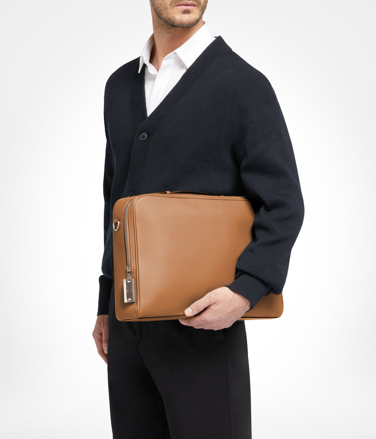 Cristallo Office Bag in Walnut