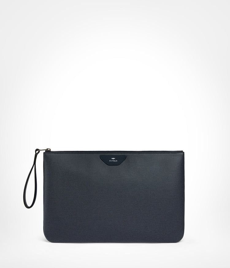 Newport Laptop Case in Blu Nautico