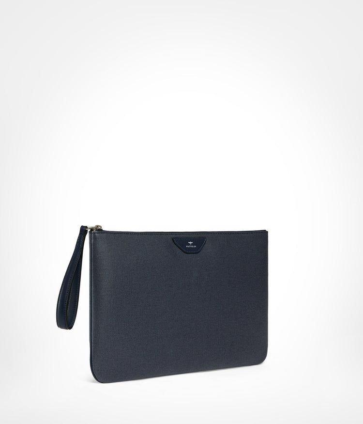 Newport Laptop Case in Blu Nautico