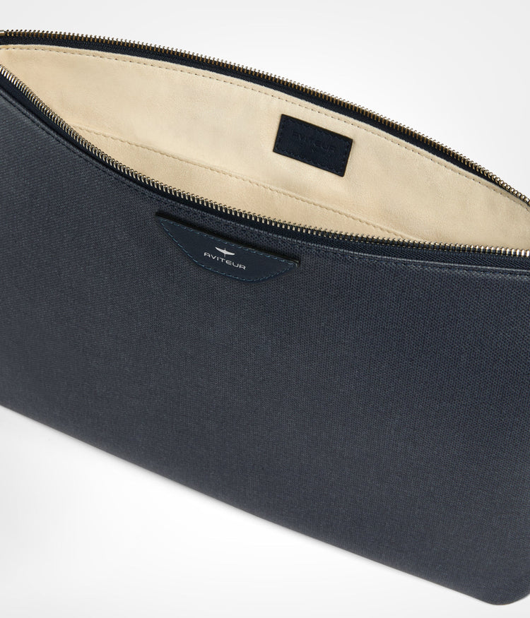 Newport Laptop Case in Blu Nautico