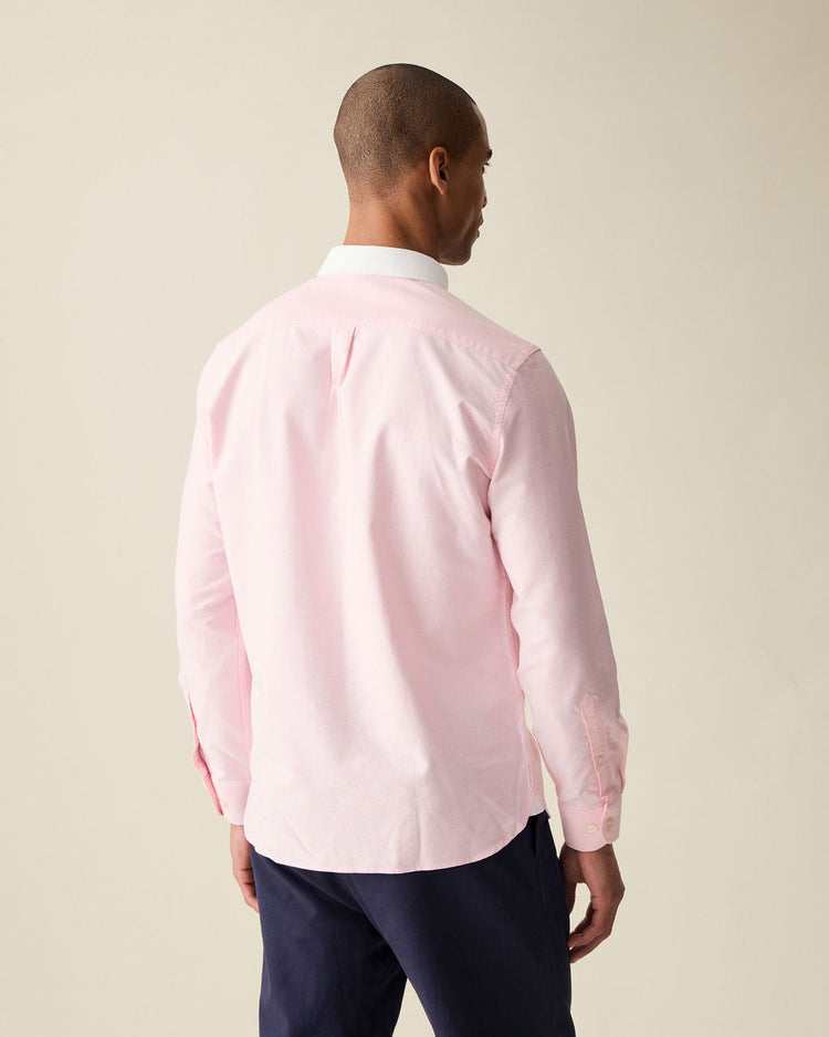 ‘Le Original’ Pink Contrast Oxford Shirt