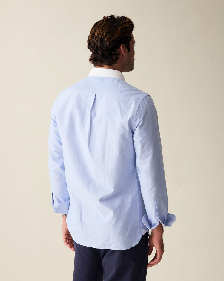 ‘Le Original’ Blue Contrast Oxford Shirt
