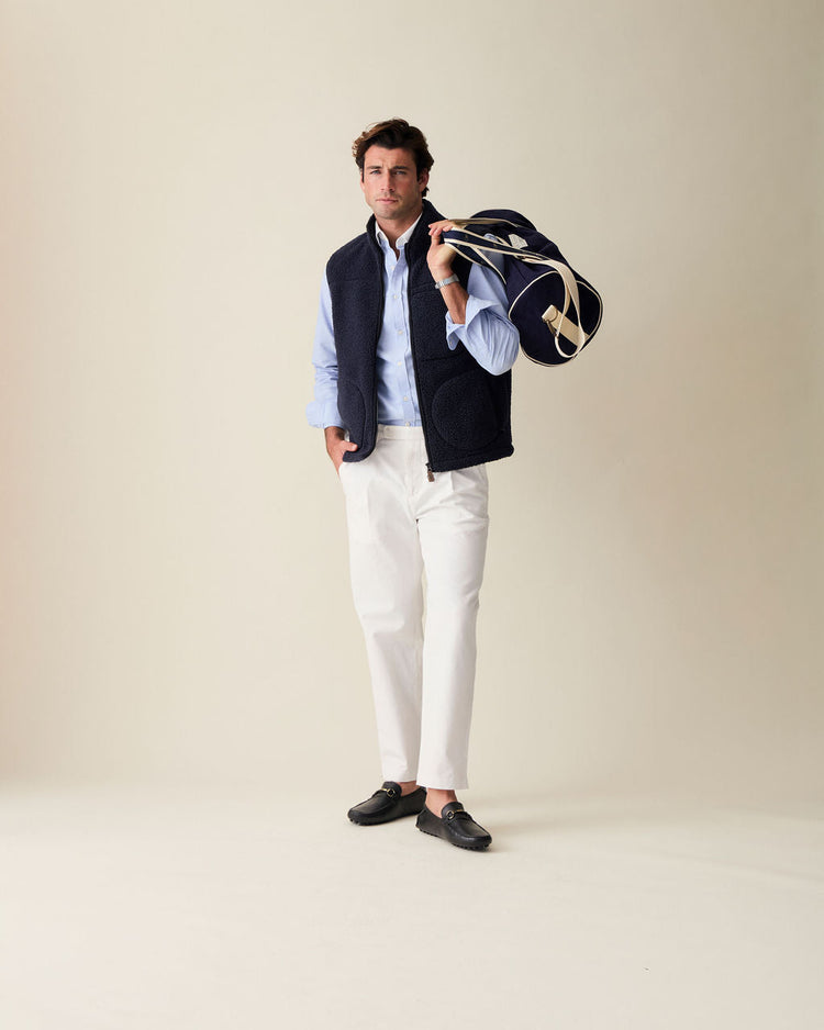 ‘Le Original’ Blue Contrast Oxford Shirt