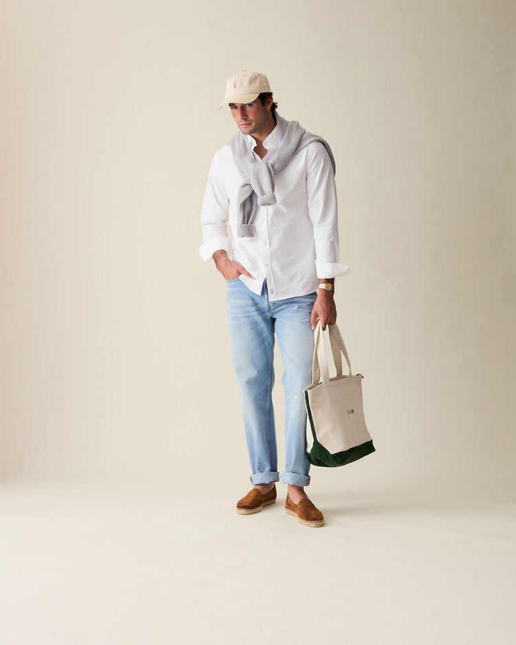 ‘Le Blanc’ White Classic Oxford Shirt