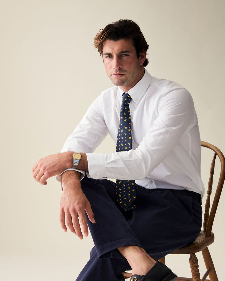 ‘Le Blanc’ White Classic Oxford Shirt