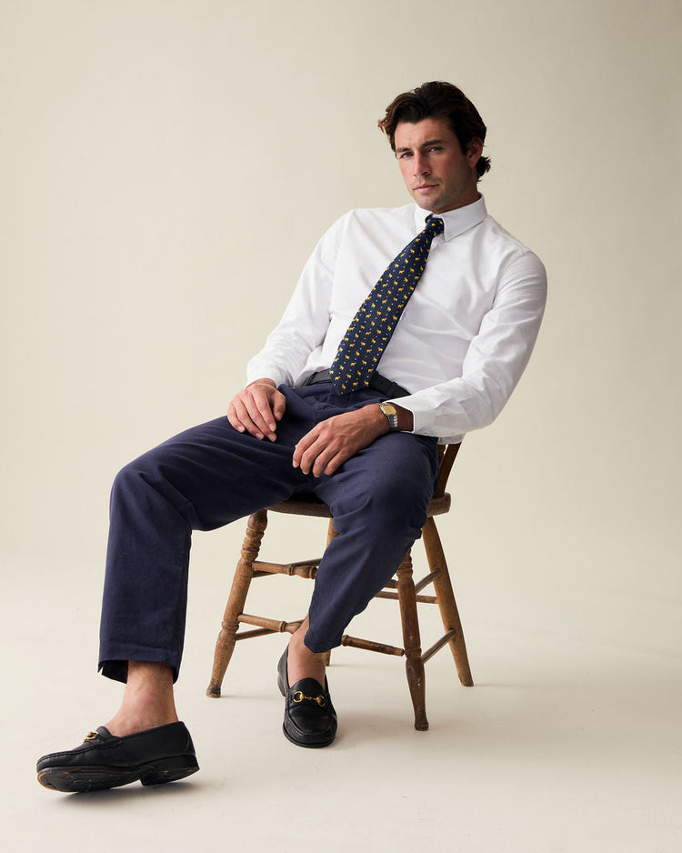 ‘Le Blanc’ White Classic Oxford Shirt