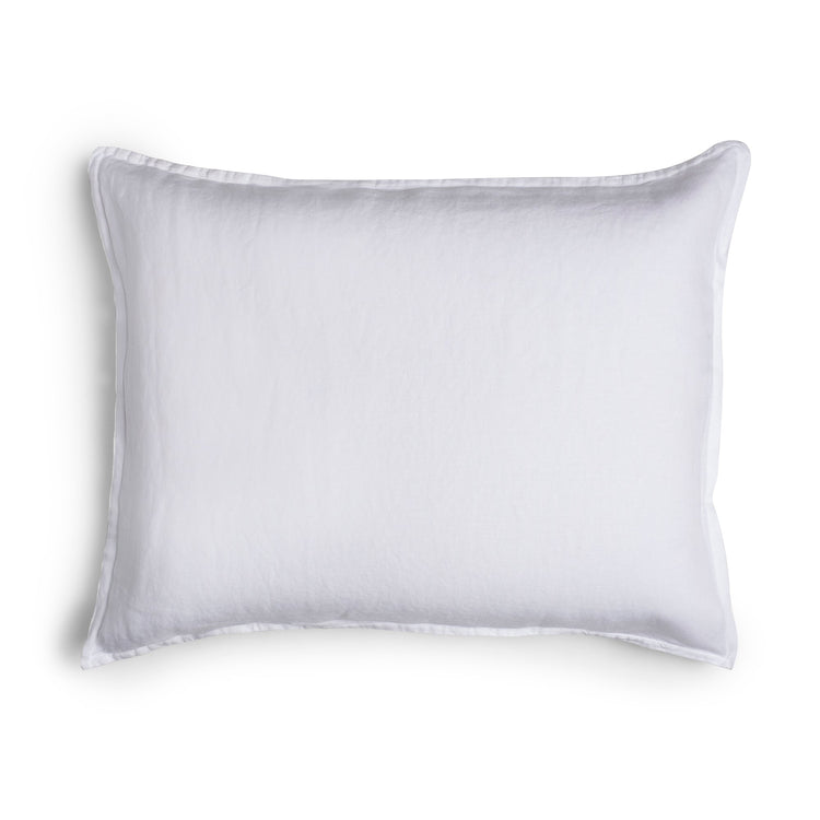Linen-Bamboo Shams, Set of 2
