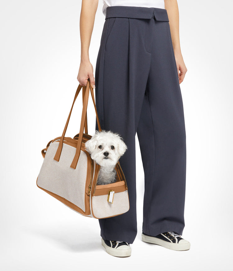 Pet Carrier in Walnut
