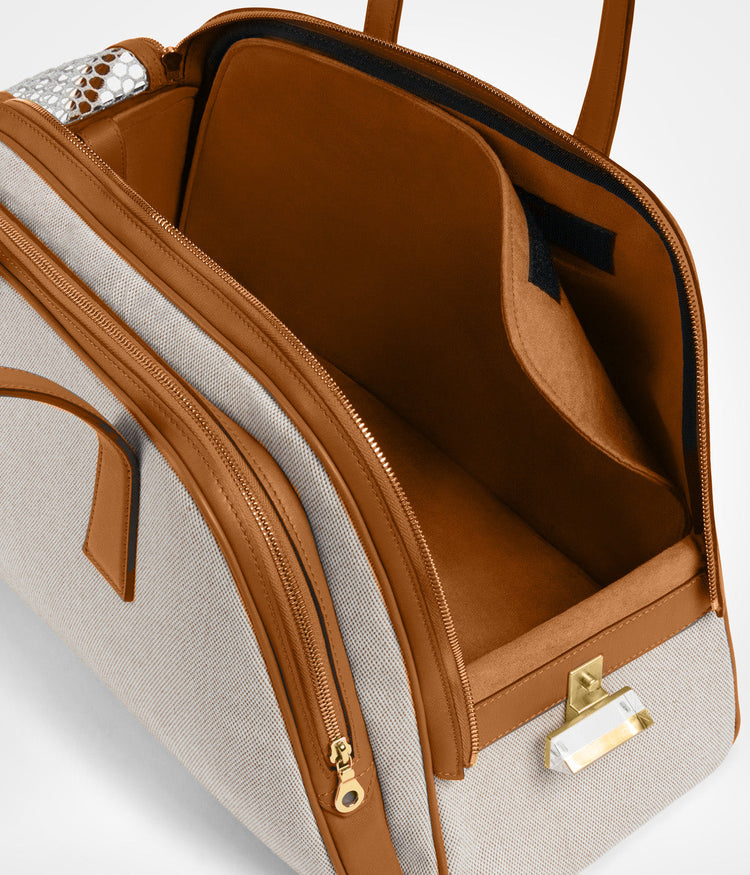 Pet Carrier in Walnut