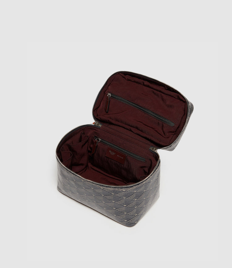 Long Haul Toiletries Pouch in Signature Navy Canvas
