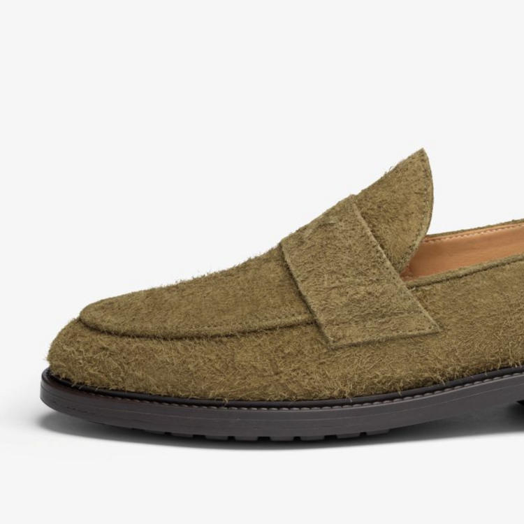 Men’s Antelope Textured Suede Lug Centesimo