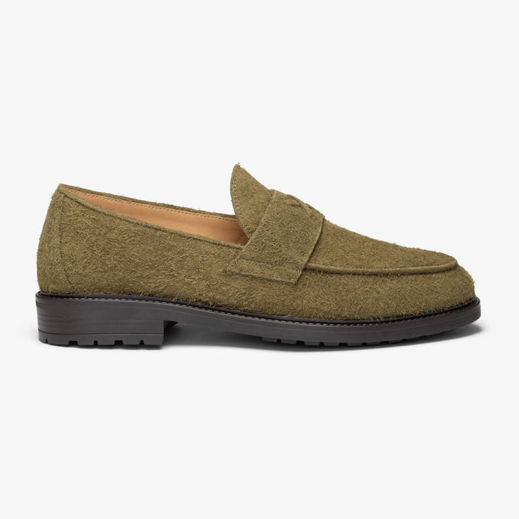 Men’s Antelope Textured Suede Lug Centesimo