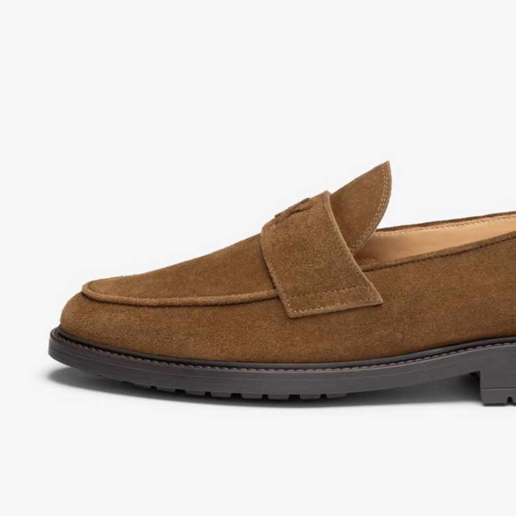 Men’s Brown Suede Lug Centesimo