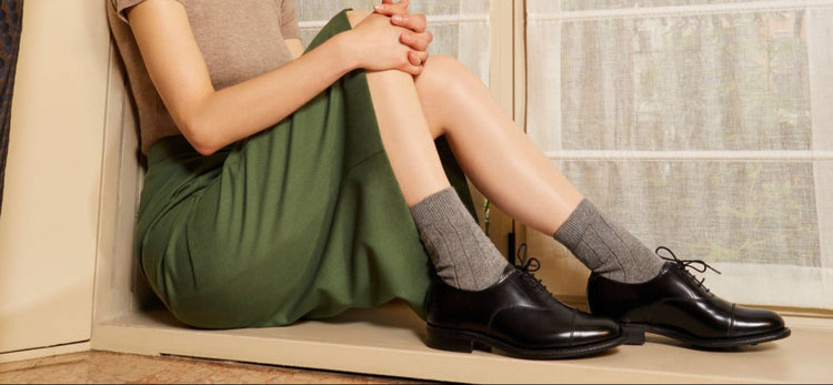 Fran Oxford Shoes in Black