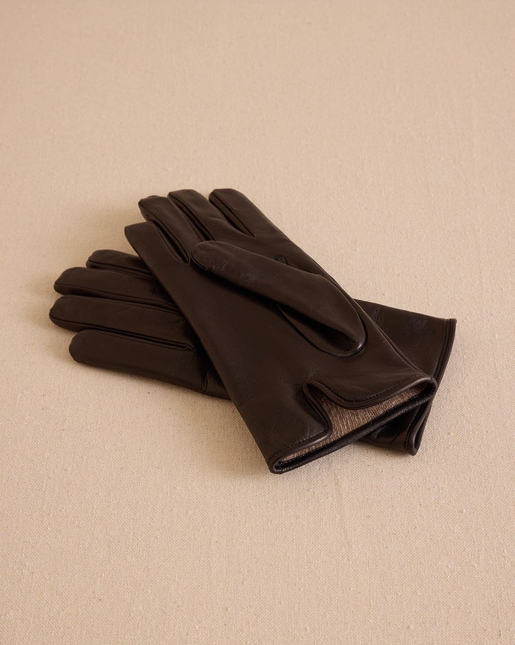 Patrick Gloves in Nappa Chocolate