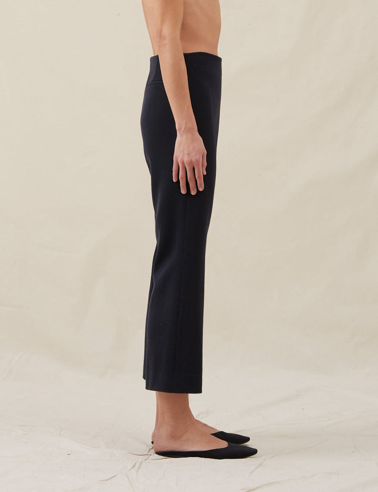 The Cropped Pants in Wool Twill
