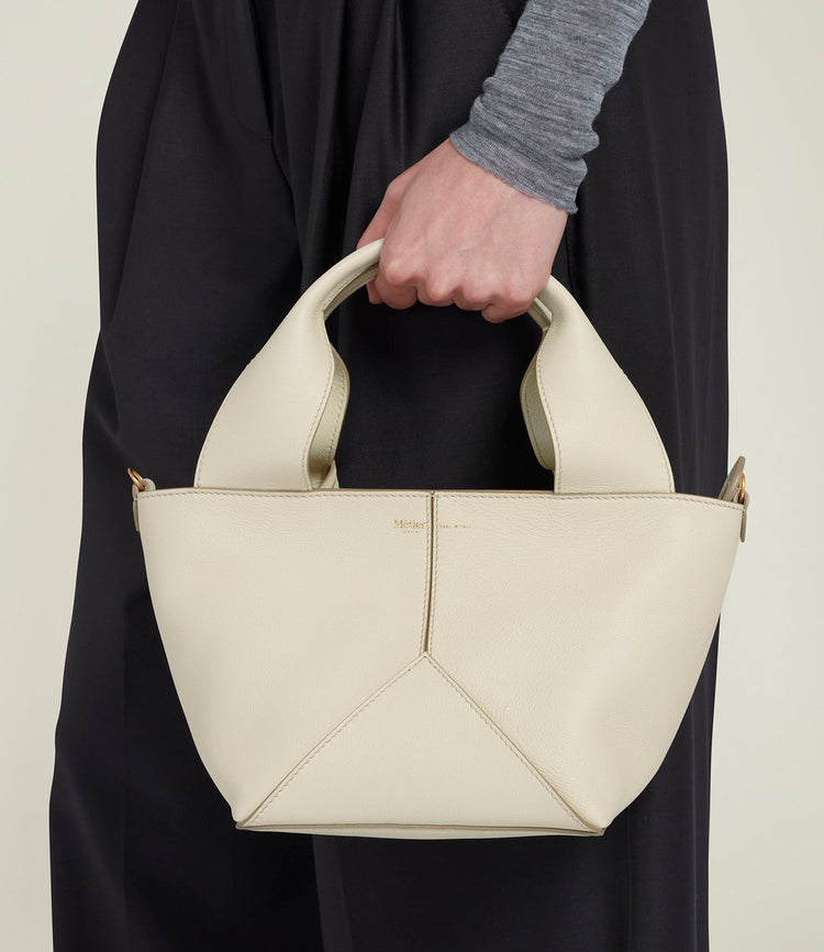 Market Mini Bag in White Sand