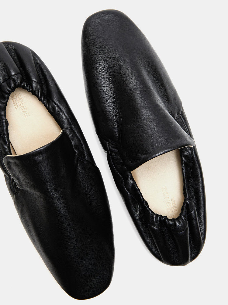 Orlando Moccasin in Black Leather