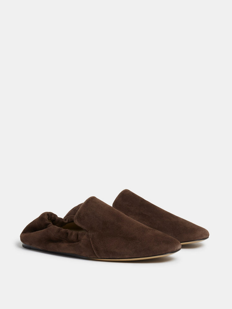 Orlando Moccasin in Chocolate Suede