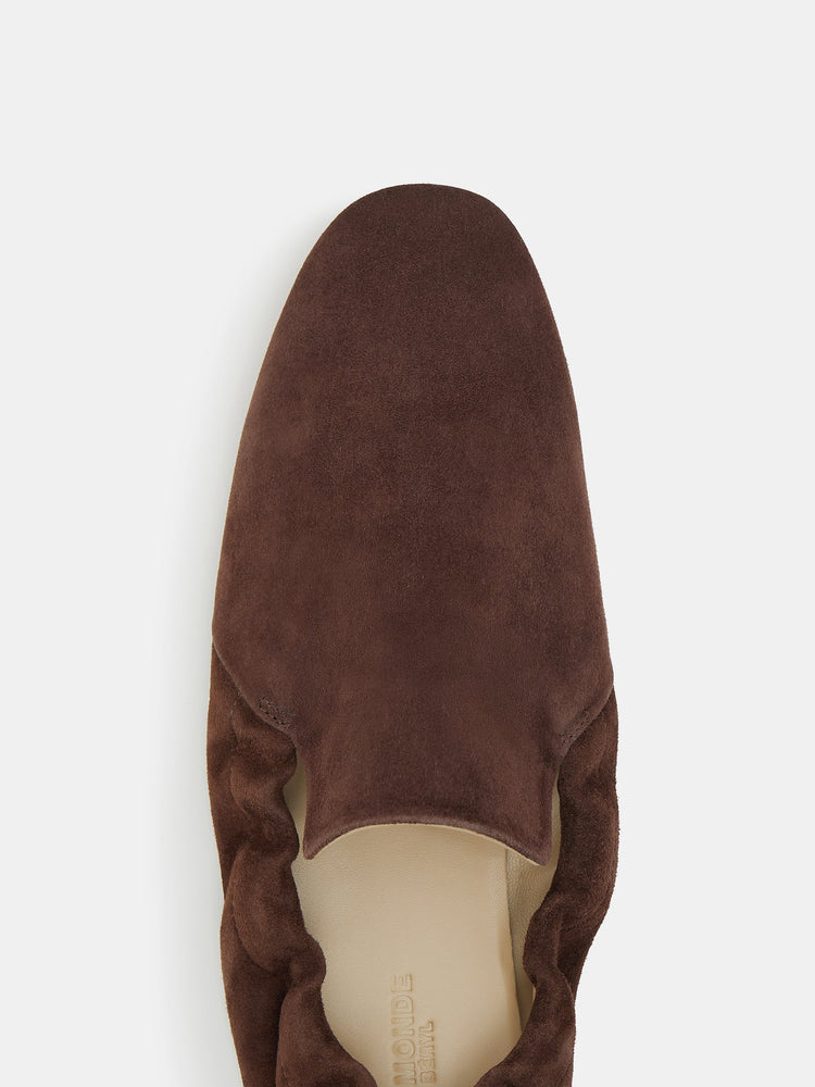 Orlando Moccasin in Chocolate Suede
