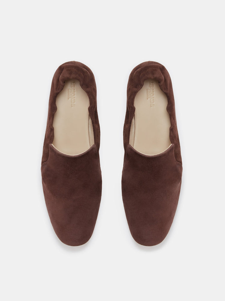 Orlando Moccasin in Chocolate Suede