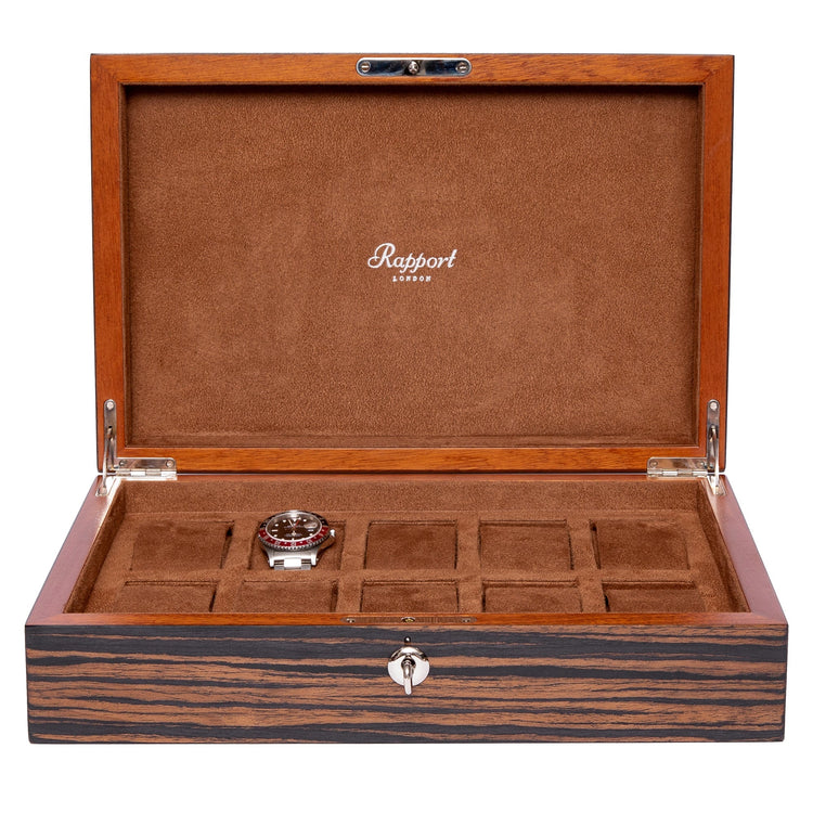 Heritage Ten Watch Box - Macassar