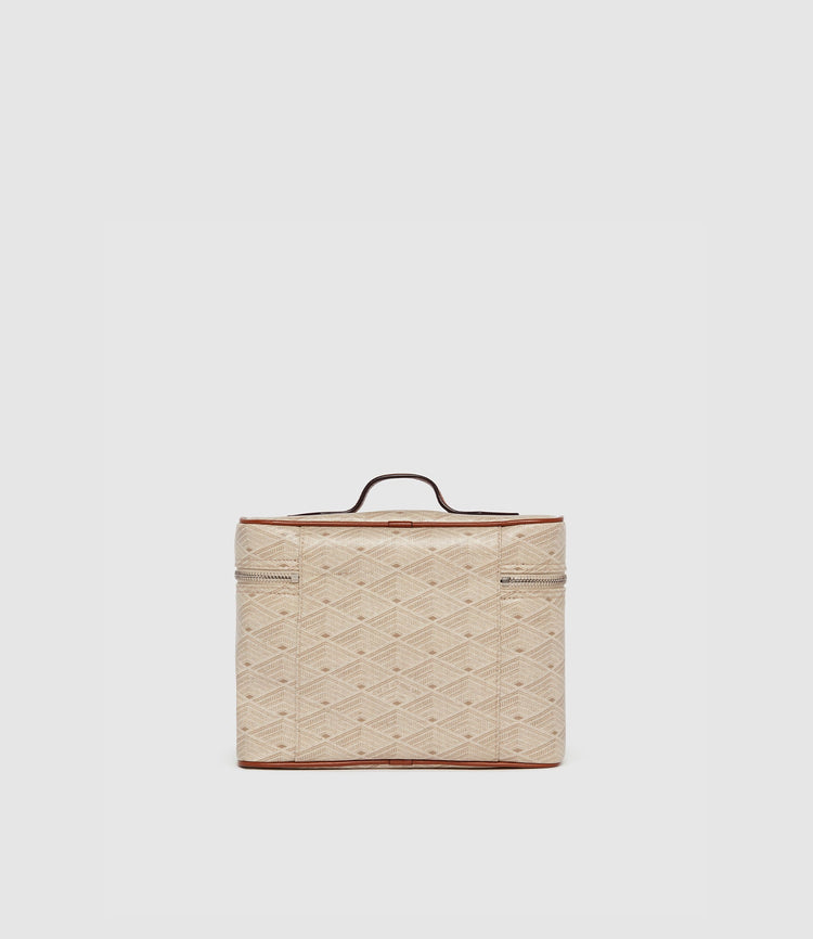 Many Day Toiletries Pouch in Signature Light Canvas