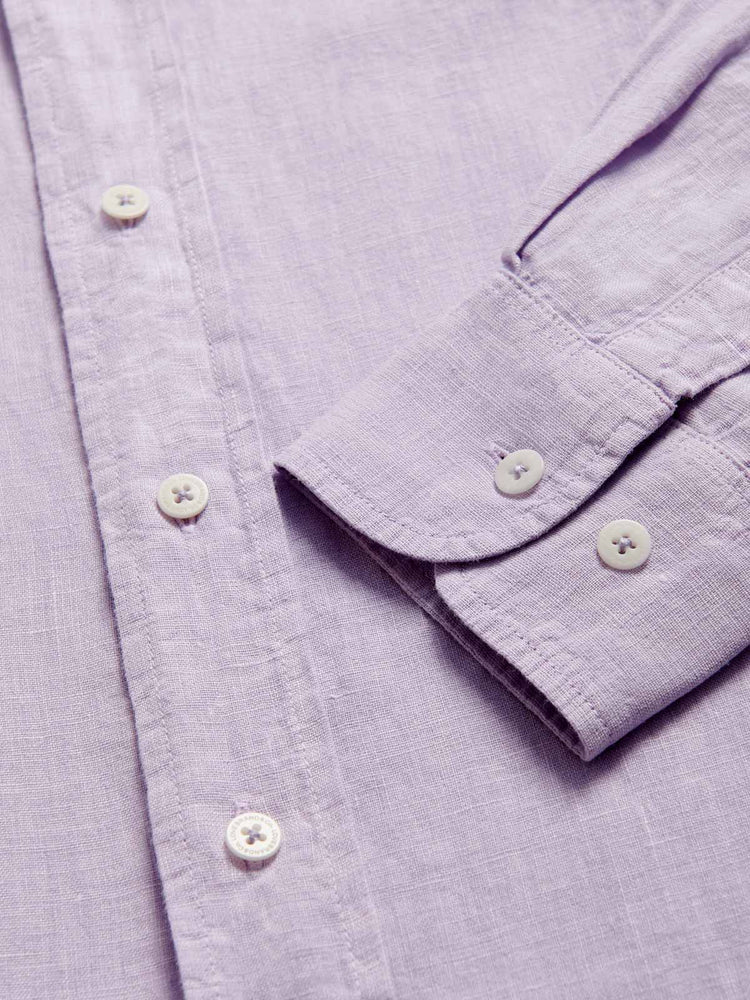 Men’s Lilac Abaco Linen Shirt