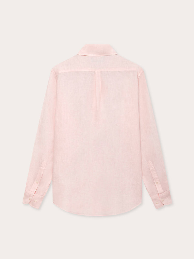 Men’s Pastel Pink Hoffman Linen Shirt