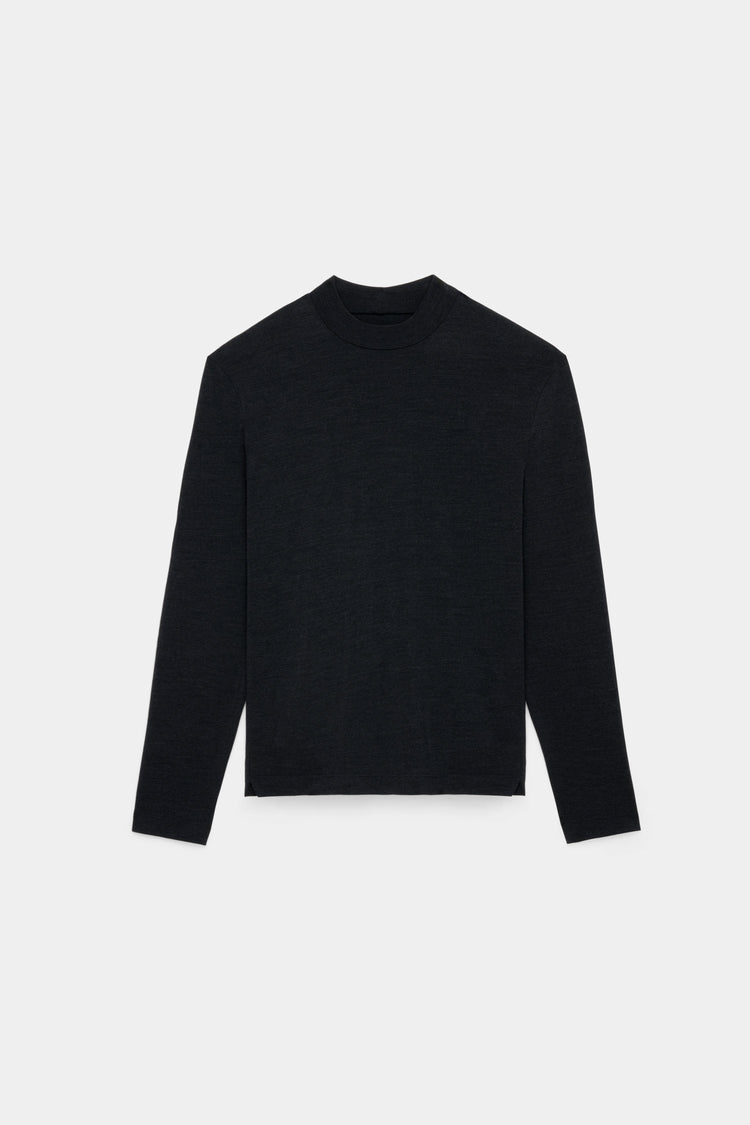 Merino Tec Mock Neck