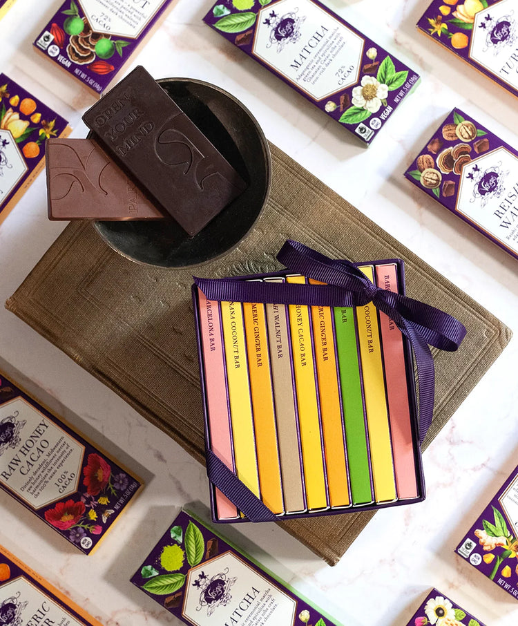 Mini Exotic Chocolate Bar Library