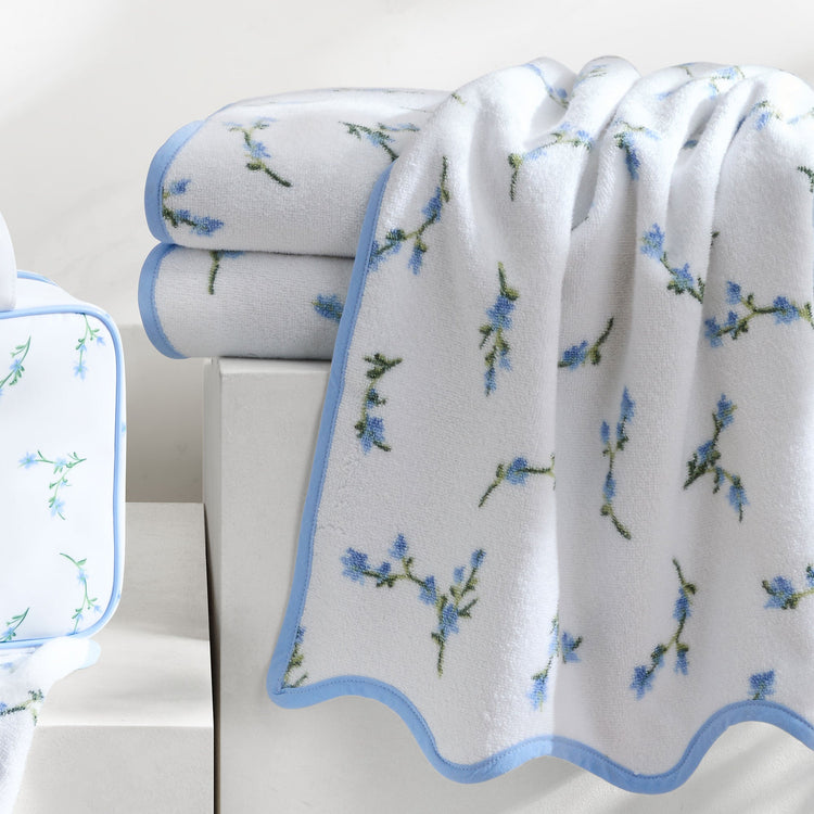 Floral Scallop Towel