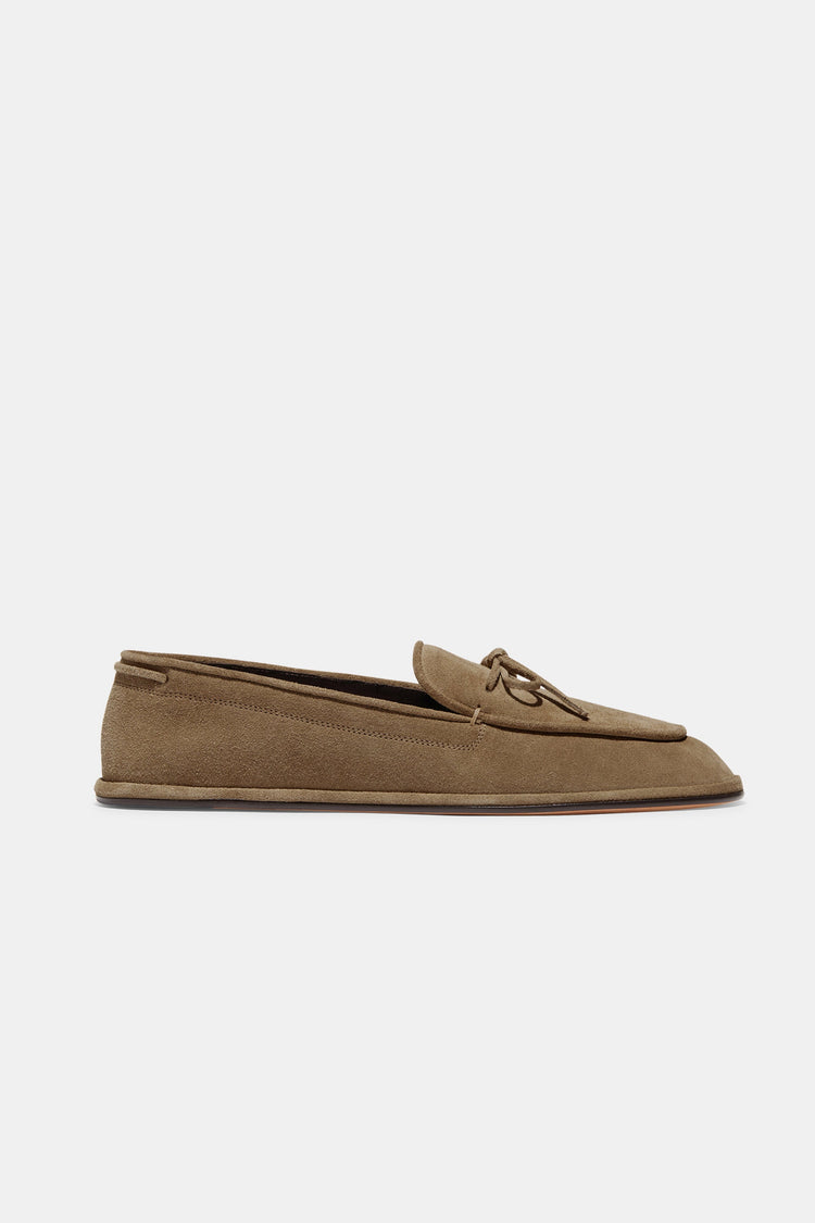 Parker in Taupe Suede