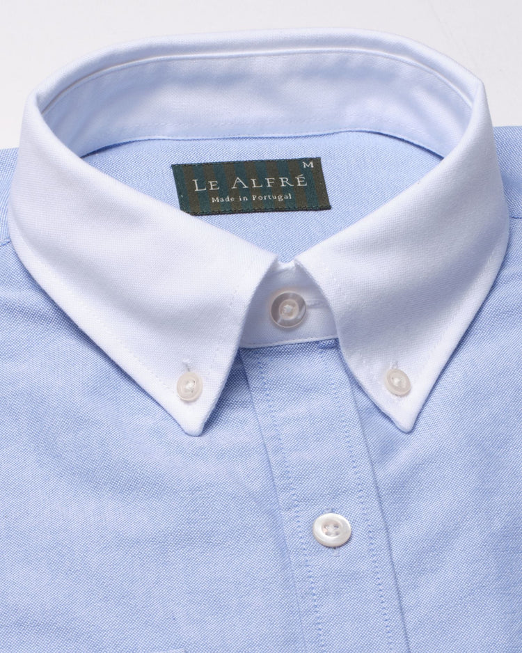 ‘Le Original’ Blue Contrast Oxford Shirt